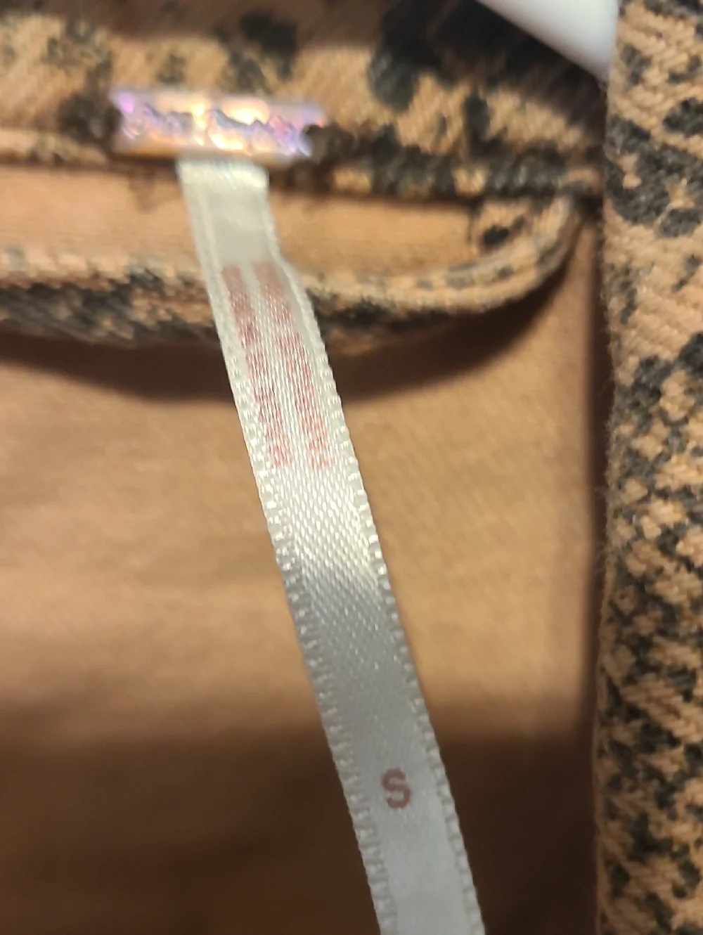 Free People Snake Trucker Jacket Oversized Small - Picture 6 of 7